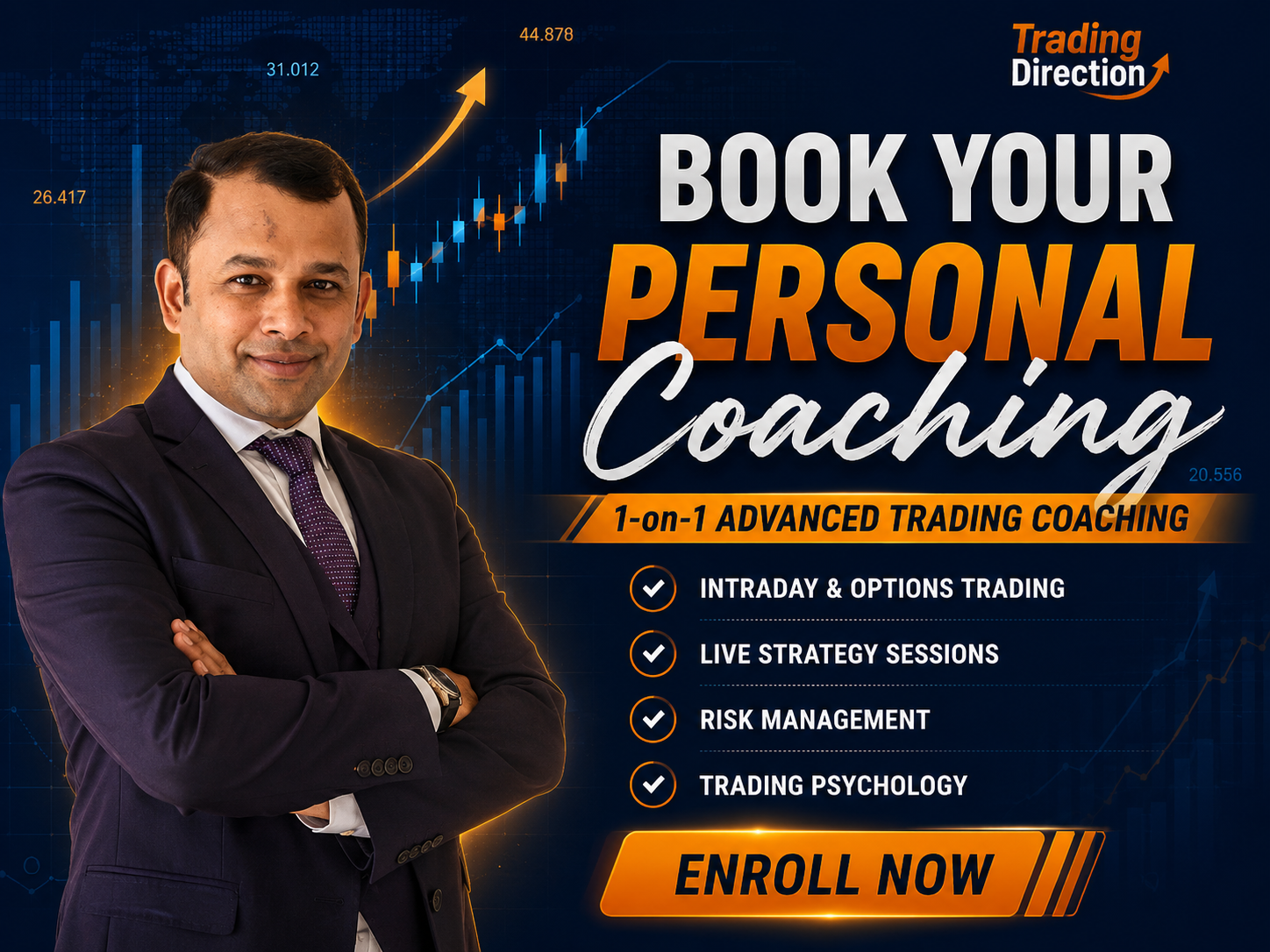 🚀 Personal 1-on-1 Advanced Trading Coaching Program